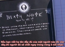 Cười lăn lộn với clip hài chế truyện tranh Death Note